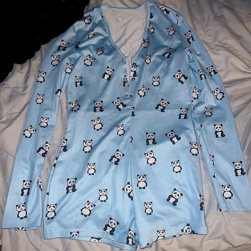 Cute Panda Romper 💕 Size Small, Pre-Loved, Great Condition